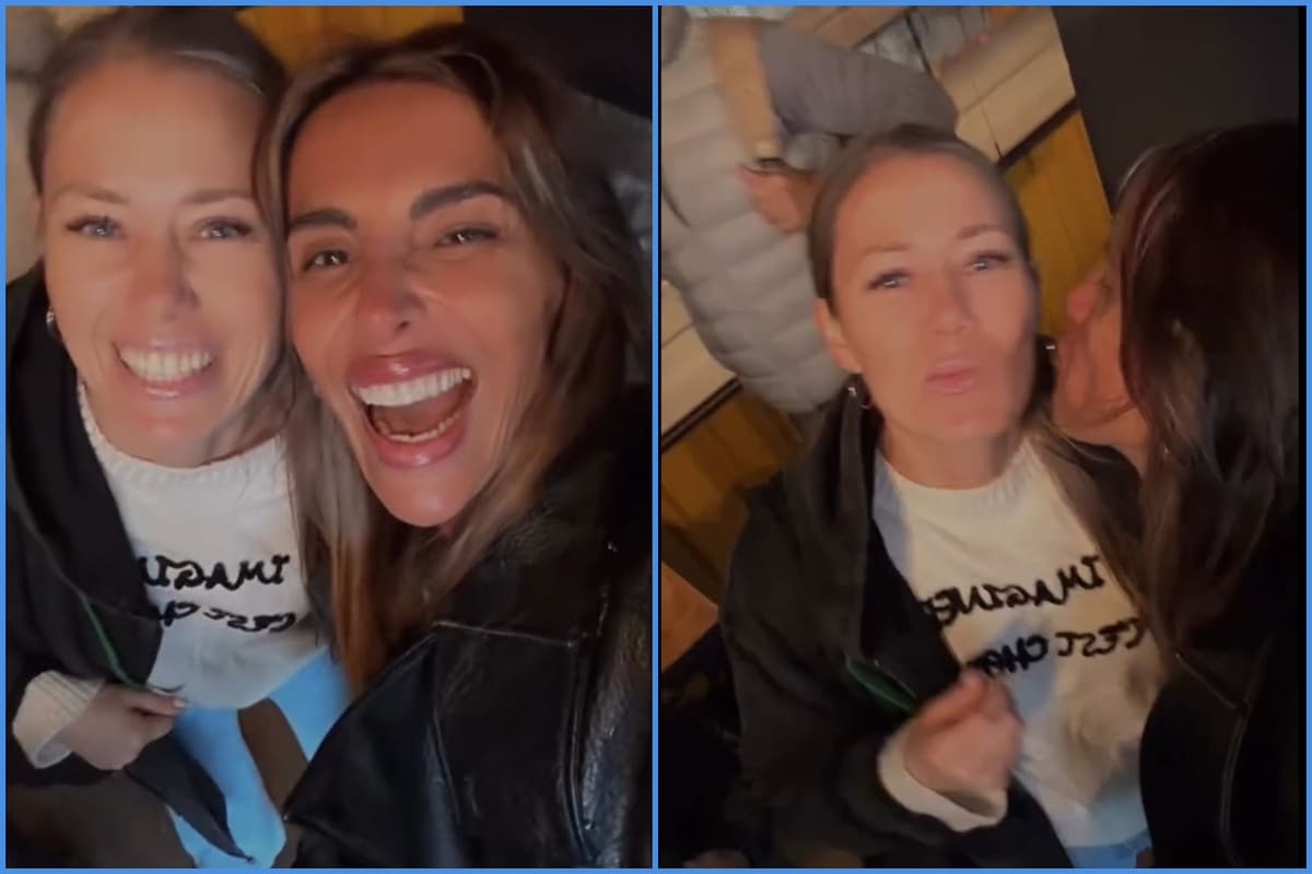 El eufórico reencuentro tras su salida de Volverías con tu Ex 2. Foto: Reproducción.