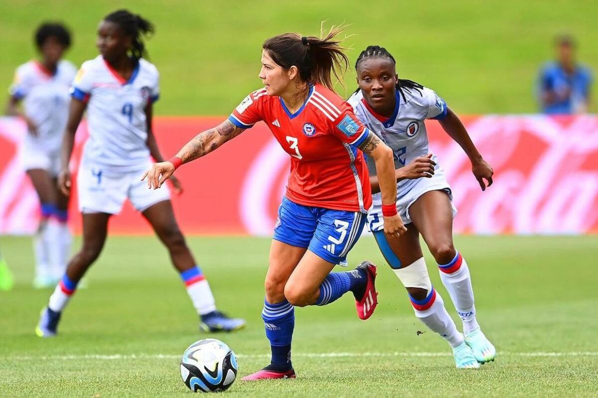 Carla Guerrero fue blanco de críticas tras la eliminación de Chile del Mundial de Australia/Nueva Zelanda 2023.