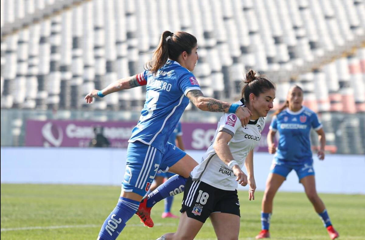 La zaguera salió al paso de sus incendiarias declaraciones tras el superclásico femenino. Foto @colocolo