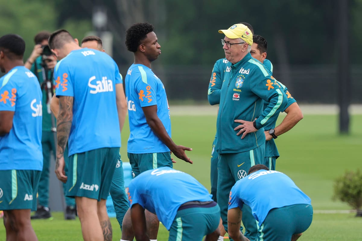 En la práctica de Brasil. Foto: EFE.