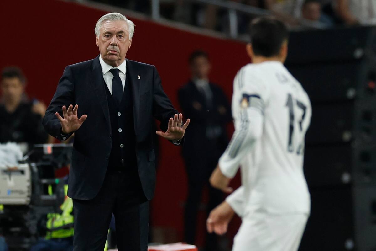 Carlo Ancelotti, entrenador de Real Madrid. EFE