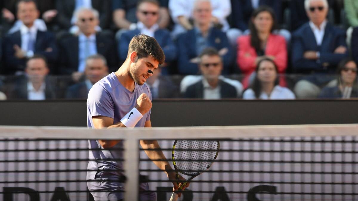 Intratable: Carlos Alcaraz derribó a Jannik Sinner y se quedó con el Masters de Roma