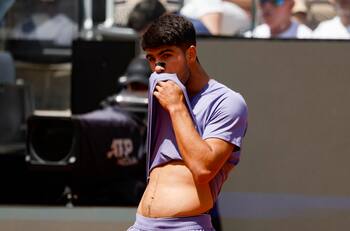 El fanatismo de Carlos Alcaraz por Real Madrid no conoce límites: esto hizo en el Masters de Roma