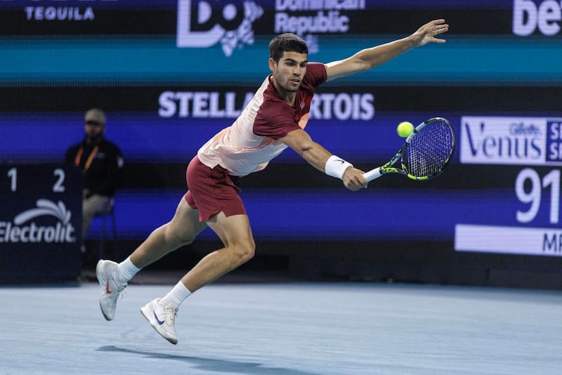 en el Masters 1000 de Miami. Foto: EFE.