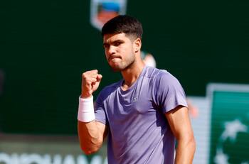 VIDEO: La locura de punto que se despachó hoy Carlos Alcaraz en Montecarlo