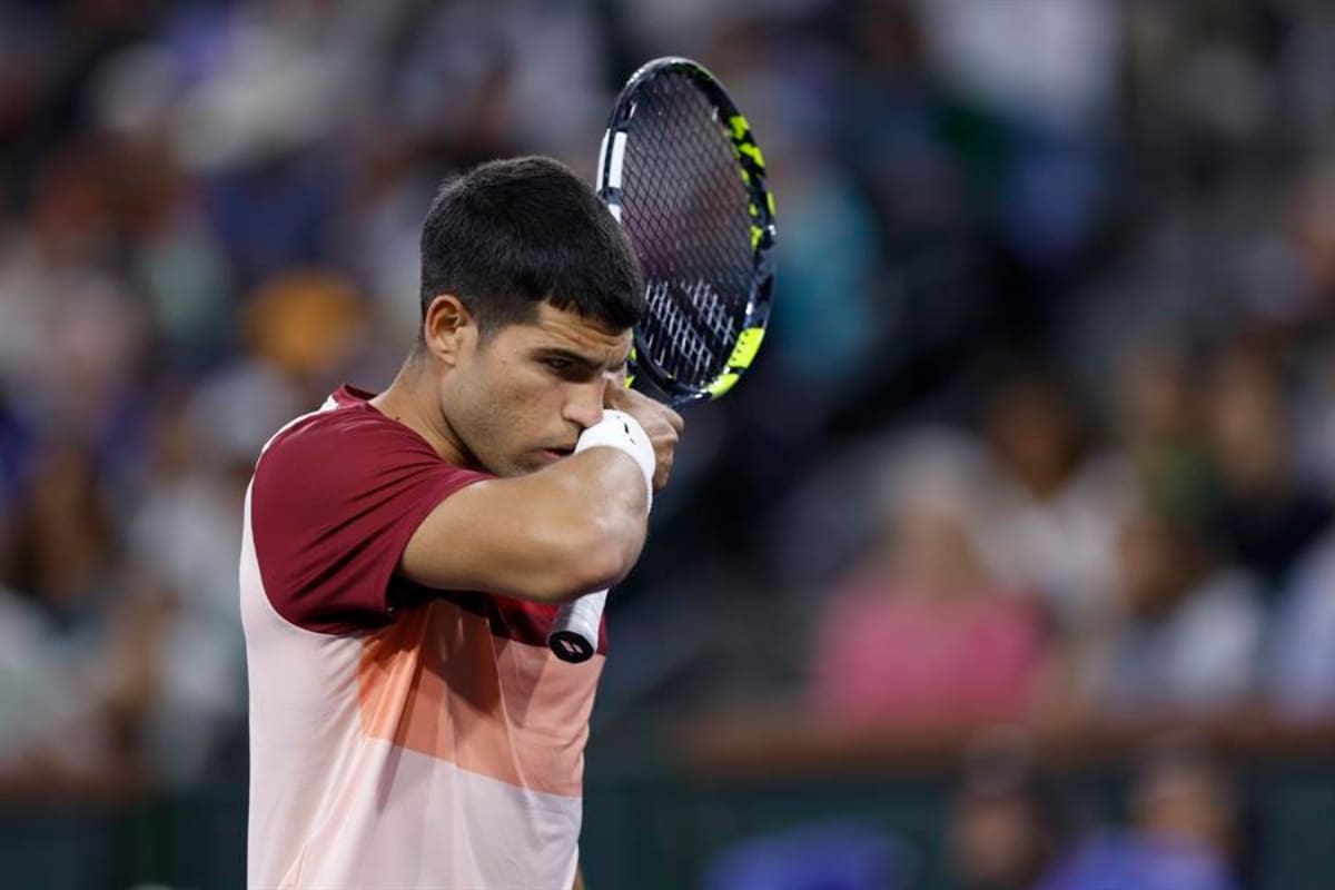 . El tenista español le dijo adiós hoy al Masters de Madrid. Foto: EFE/Archivo.