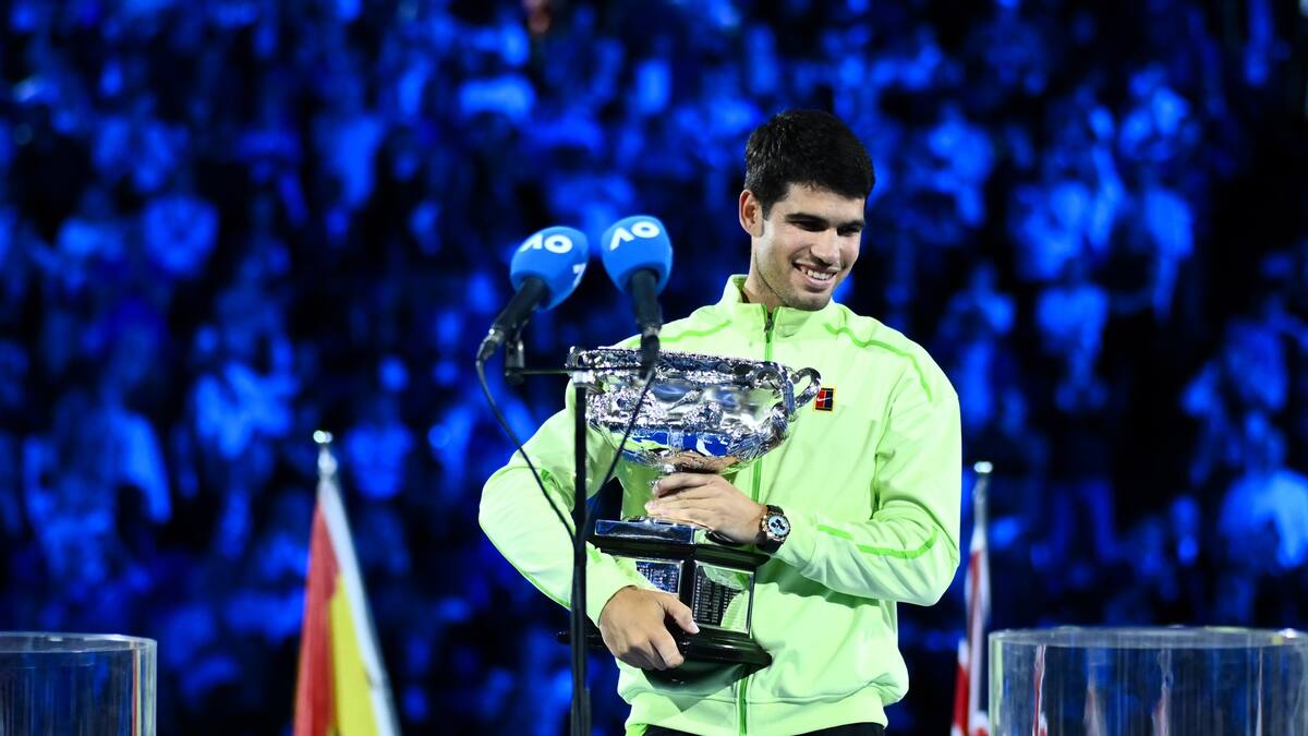 No solo gloria deportiva: Carlos Alcaraz se lleva un impactante premio económico desde el Australian Open