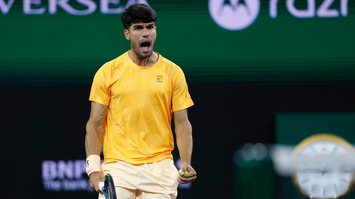 ¿Alguien podrá detener a Alcaraz? Así quedaron los octavos de final de Indian Wells