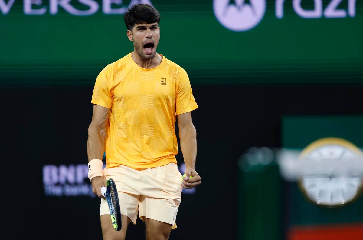 ¿Alguien podrá detener a Alcaraz? Así quedaron los octavos de final de Indian Wells
