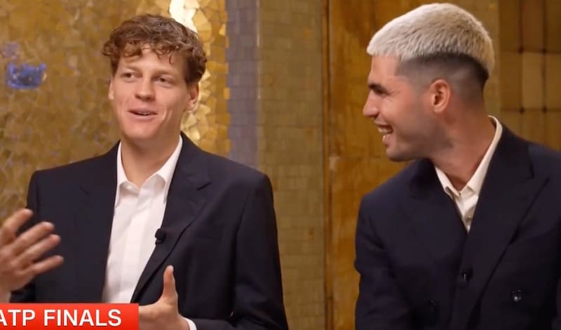 Los dos mejores tenistas del mundo en una divertida entrevista. Foto: Captura CNN