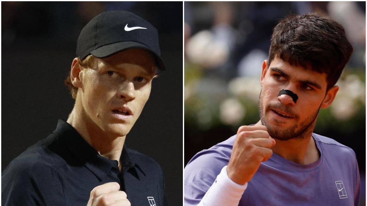 Jannik Sinner vs Carlos Alcaraz: hora y dónde ver EN VIVO la final del Masters de Roma