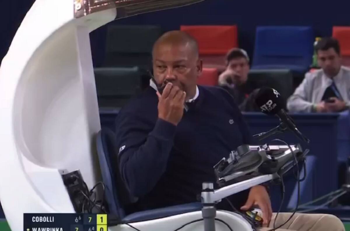VIDEO | Escándalo en Shanghai: grosero error de Carlos Bernardes en partido de Stan Wawrinka