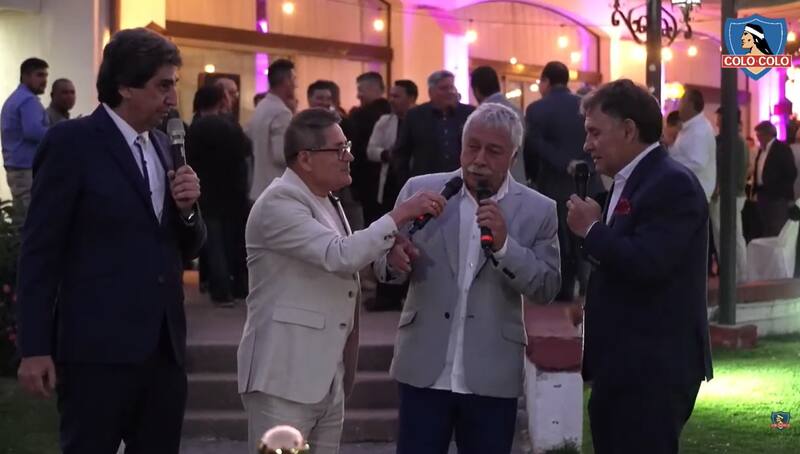 El histórico albo fue el invitado más esperado en la cena de los 30 años de Colo Colo de todos los tiempos