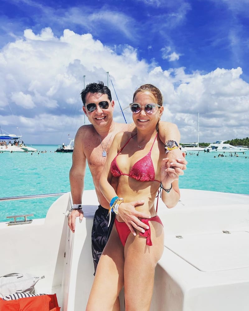 Carlos Lara Díaz y Daniella Campos de vacaciones.