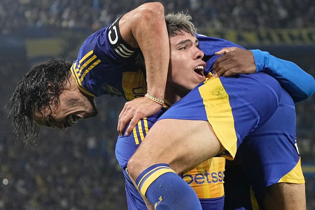 El volante chileno en Boca Juniors. Foto: Boca Juniors.