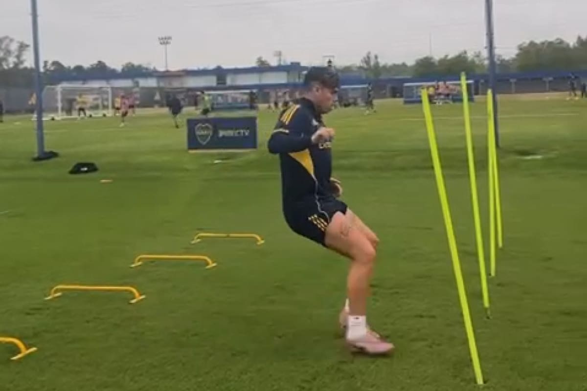 La imagen que indignó a los hinchas de Boca.