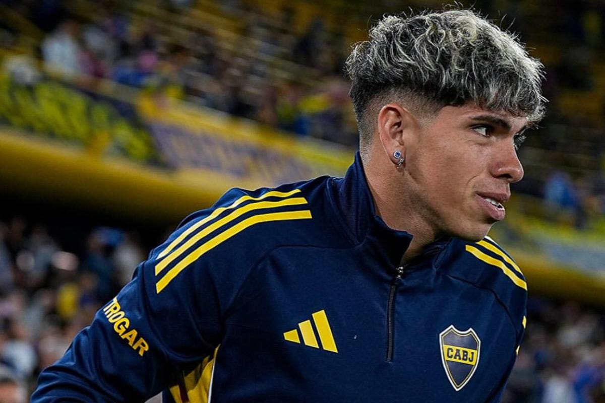 El mediocampista chileno en Boca Juniors. Foto: Carlos Palacios en Instagram.