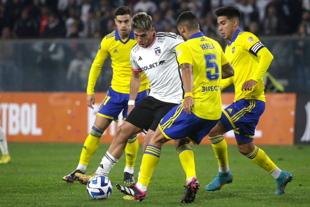 contra Boca Juniors por la Copa Libertadores 2023.