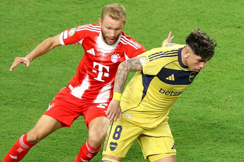 El chileno sufrió contra el Bayern. Foto: @@fifaworldcup_es
