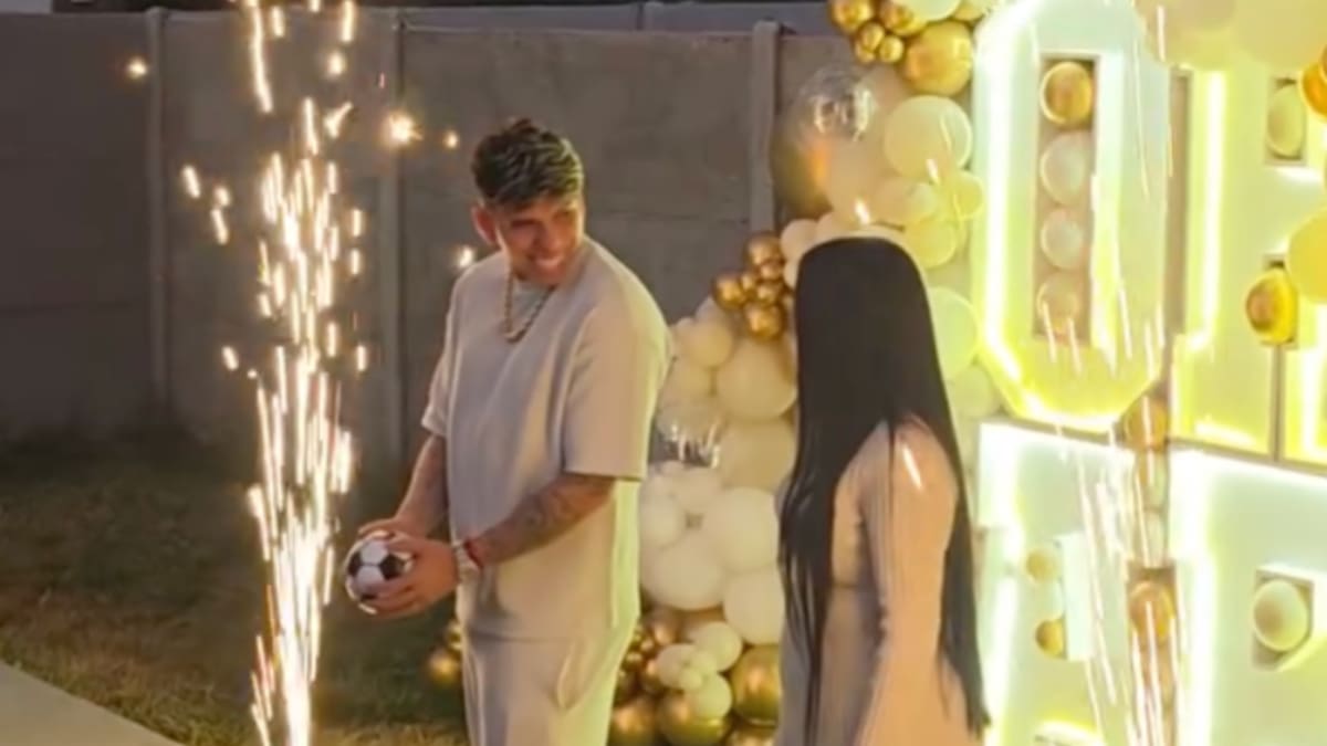 En medio de la incertidumbre en Boca: Carlos Palacios vivió una especial noticia junto a su pareja