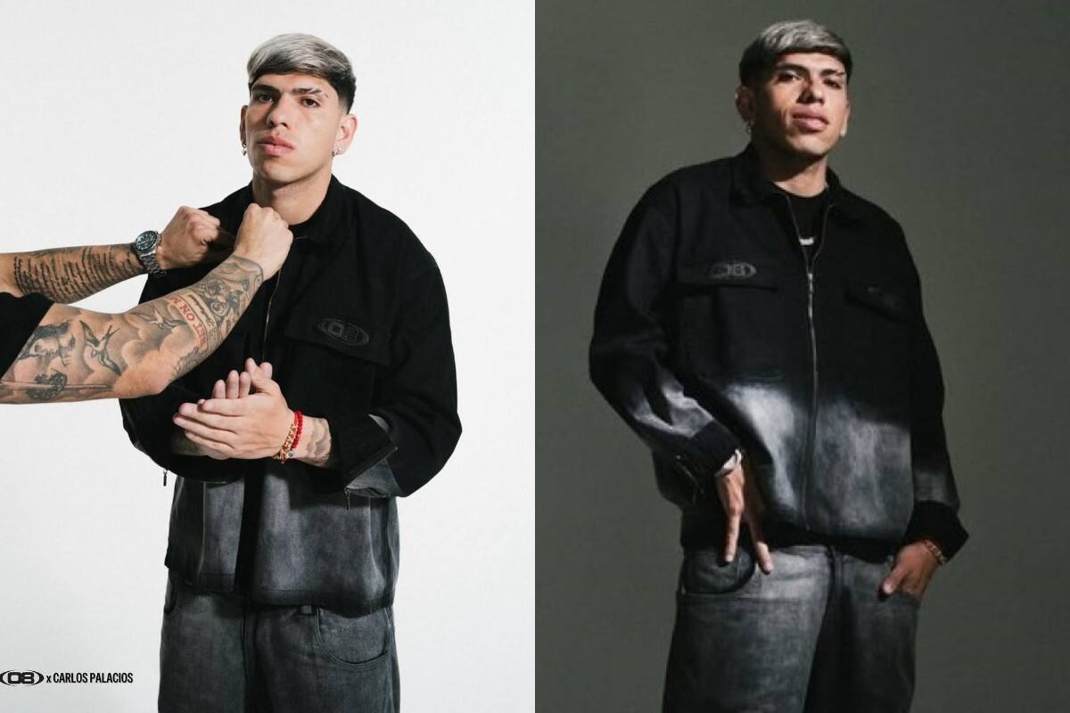 Carlos Palacios apareció como modelo en Argentina. Foto: Instagram 08onasaez.