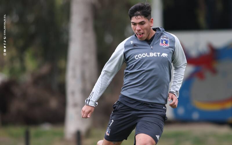 Carlos Palacios en la intertemporada de Colo Colo en Pirque (Foto: Colo Colo)