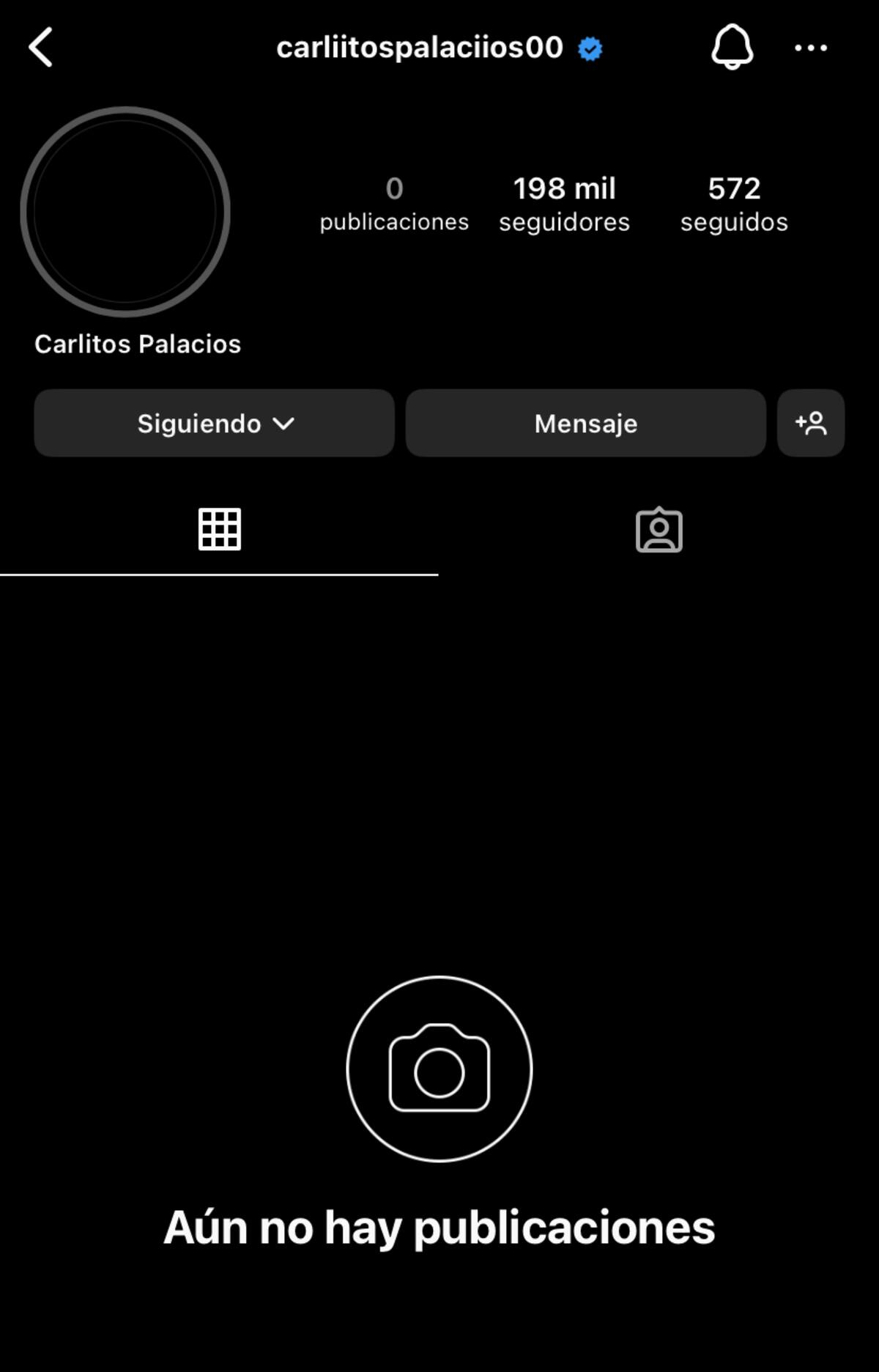 eliminó todo en su Instagram.