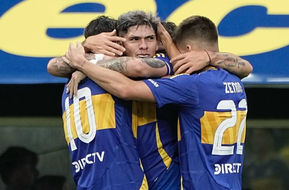 en Boca Juniors. Foto: @BocaJrs.