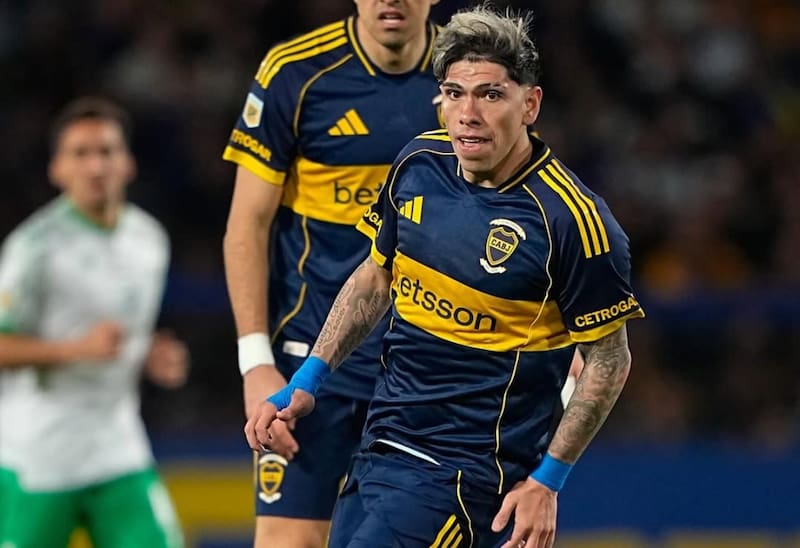 en Boca Juniors. Foto: Instagram Carlos Palacios.