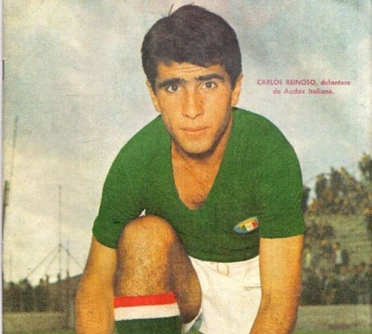 Portada de revista Estadio. Reinoso debutó en 1964 en el club itálico, donde convirtió 73 goles en 158 encuentros.