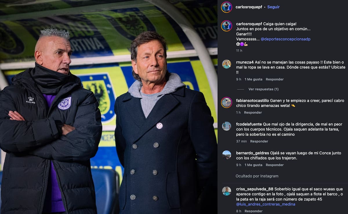 El preparador físico en su cuenta de Instagram.