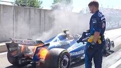 VIDEO | Retraso en el inicio del GP de Austria: se incendió el auto de Carlos Sainz