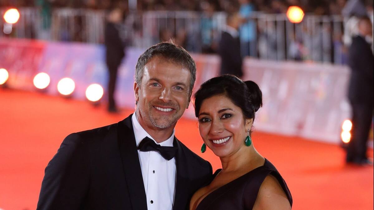 Carmen Gloria Arroyo se enojó luego que le dijeran que mantiene a su pareja, Bernardo Borgeat