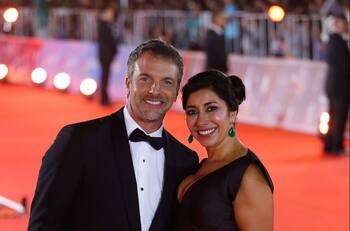 Carmen Gloria Arroyo se enojó luego que le dijeran que mantiene a su pareja, Bernardo Borgeat