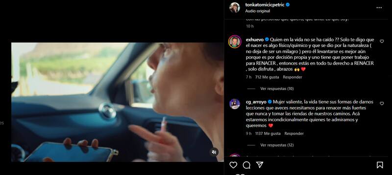 Los comunicadores se hicieron presentes en la publicación de Tonka Tomicic.