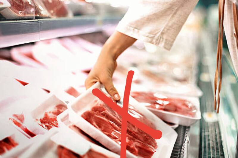 Si percibes que una carne sellada tiene exceso de aire, es mejor que evites su compra.