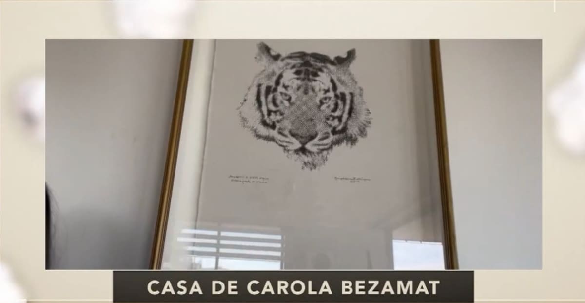 Un cuadro de una de sus amigas artistas / CHV