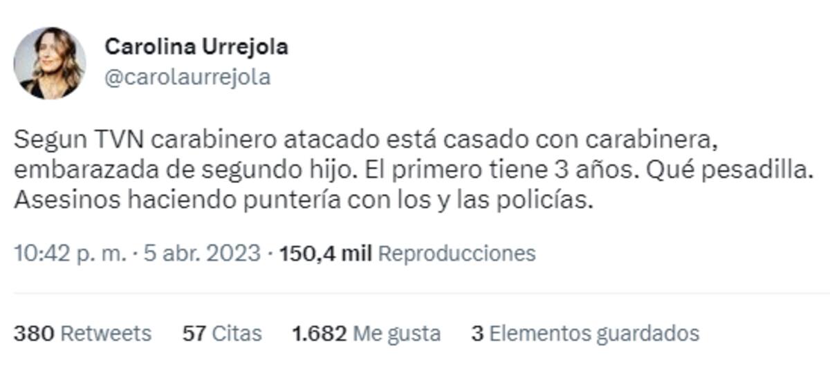 Reaccionó en Twitter.