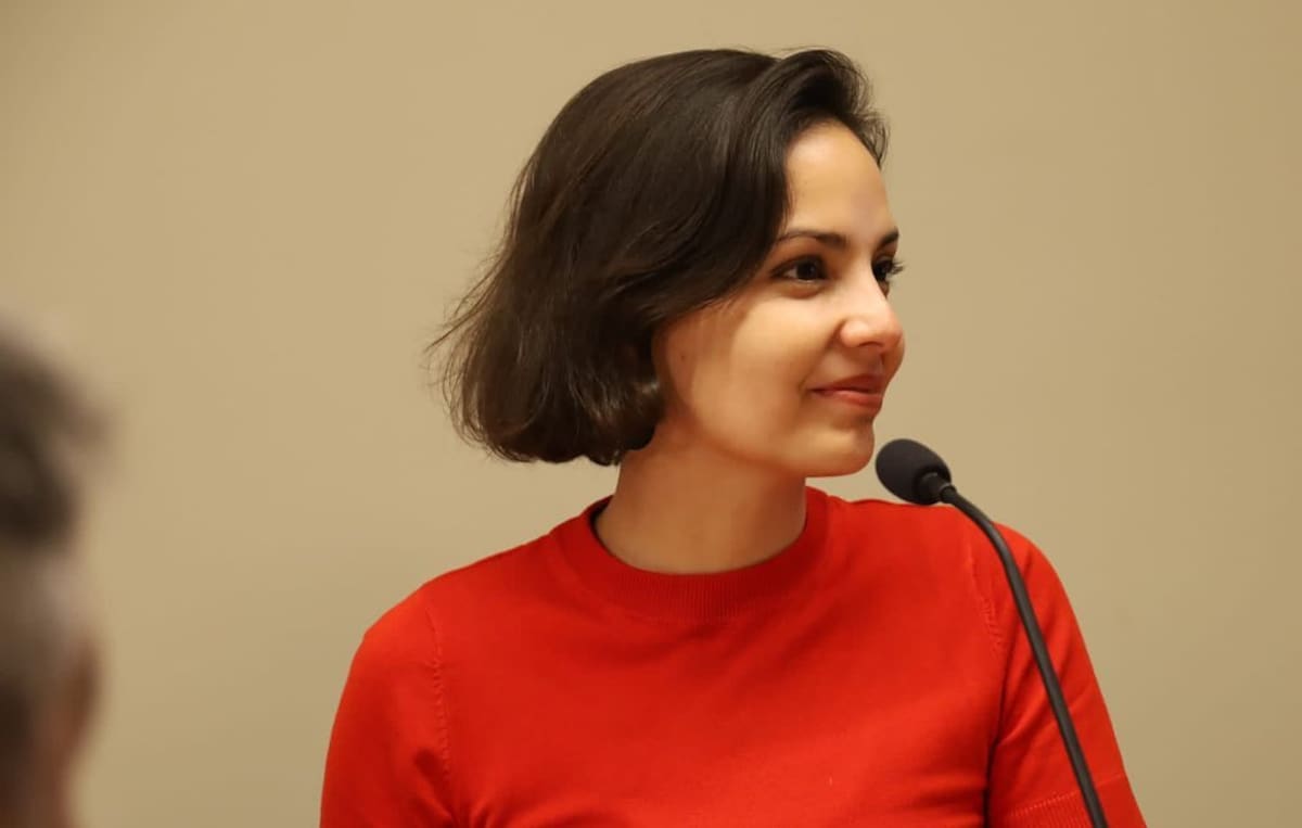 Carolina Arredondo en el cambio de gabinete