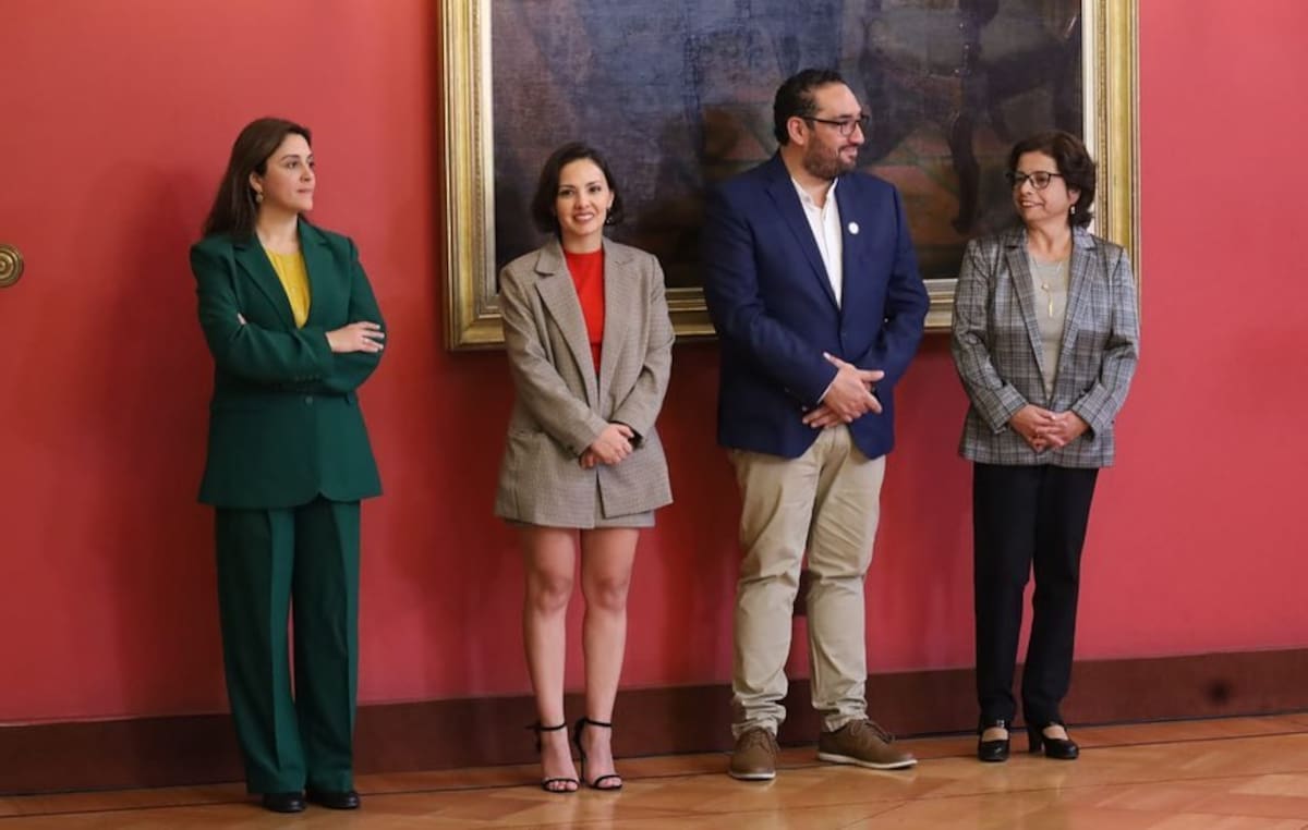 Carolina Arredondo en el cambio de gabinete