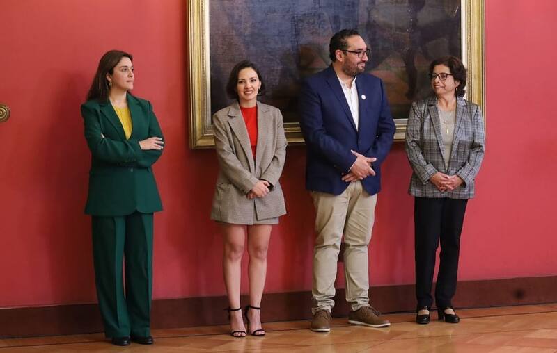 Carolina Arredondo en el cambio de gabinete