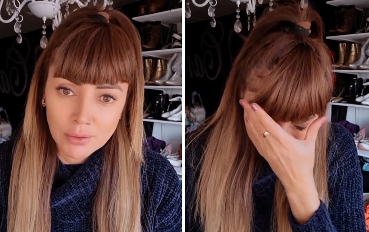 Carolina Molina se siente en un momento de vulnerabilidad. Créditos: Instagram