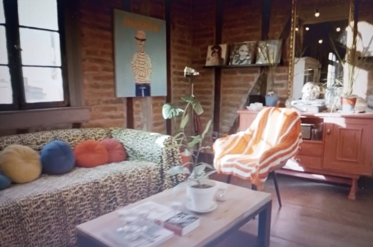Así es la casa de Dani Ride. Créditos: Pantallazo CHV
