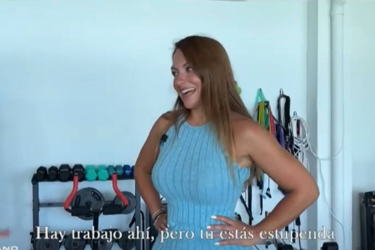 La mansión tiene su propio gimnasio.