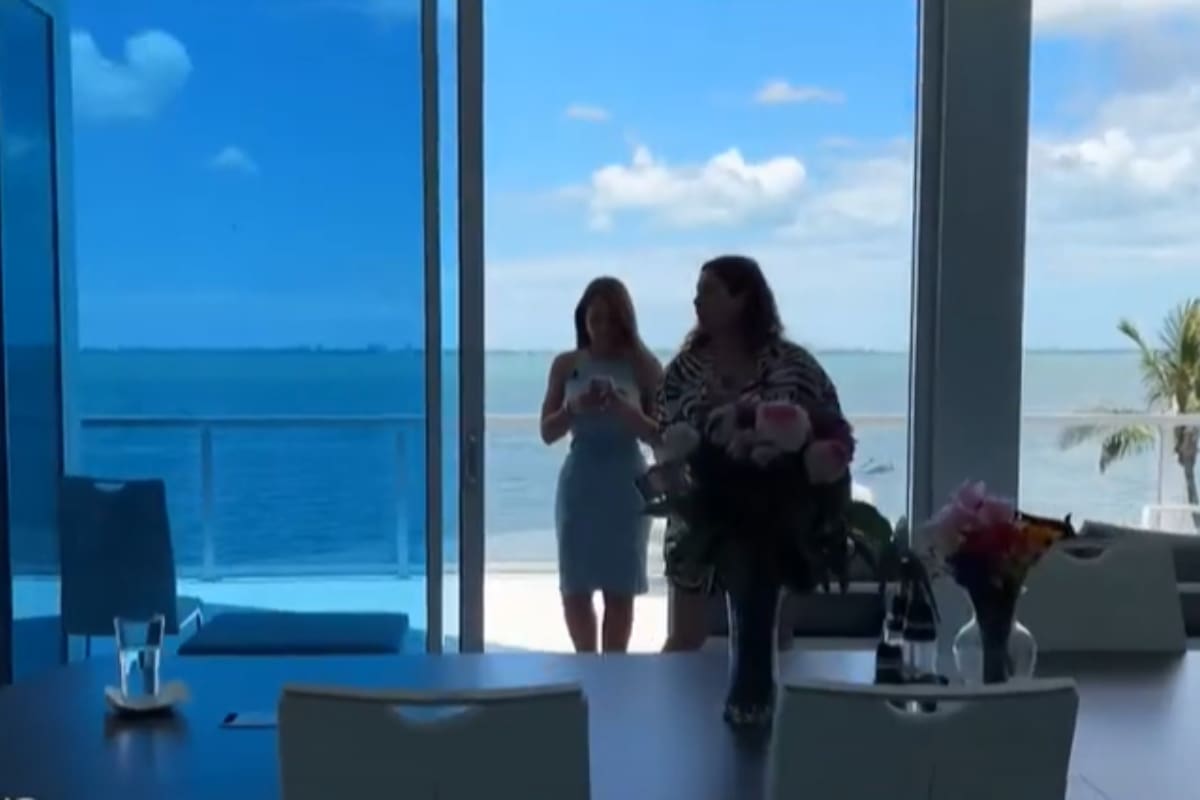 Así es la vista de la mansión ubicada en Florida, Estados Unidos.