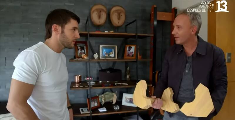 Tomás González mostró su casa a Martín Cárcamo.