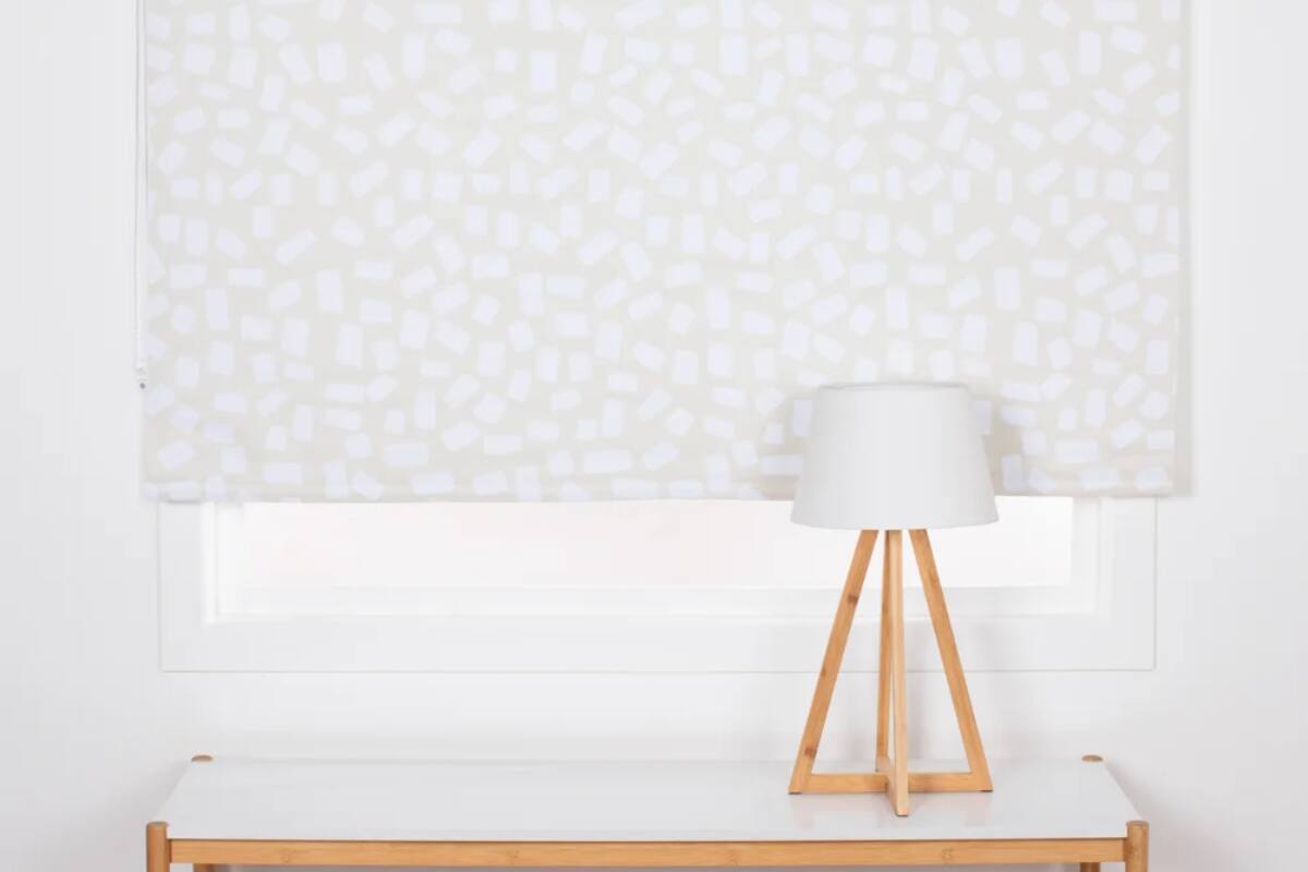 Estas cortinas roller están en tendencia.