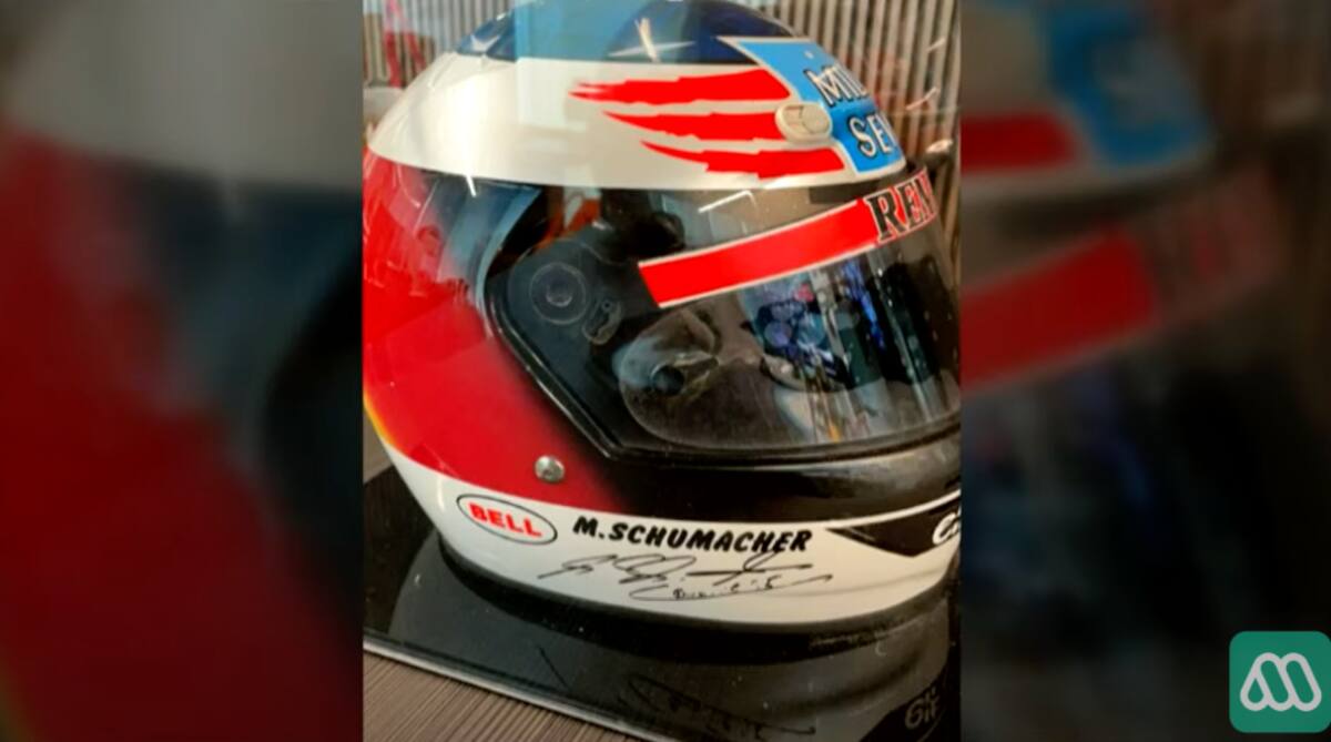 Casco de Michael Schumacher