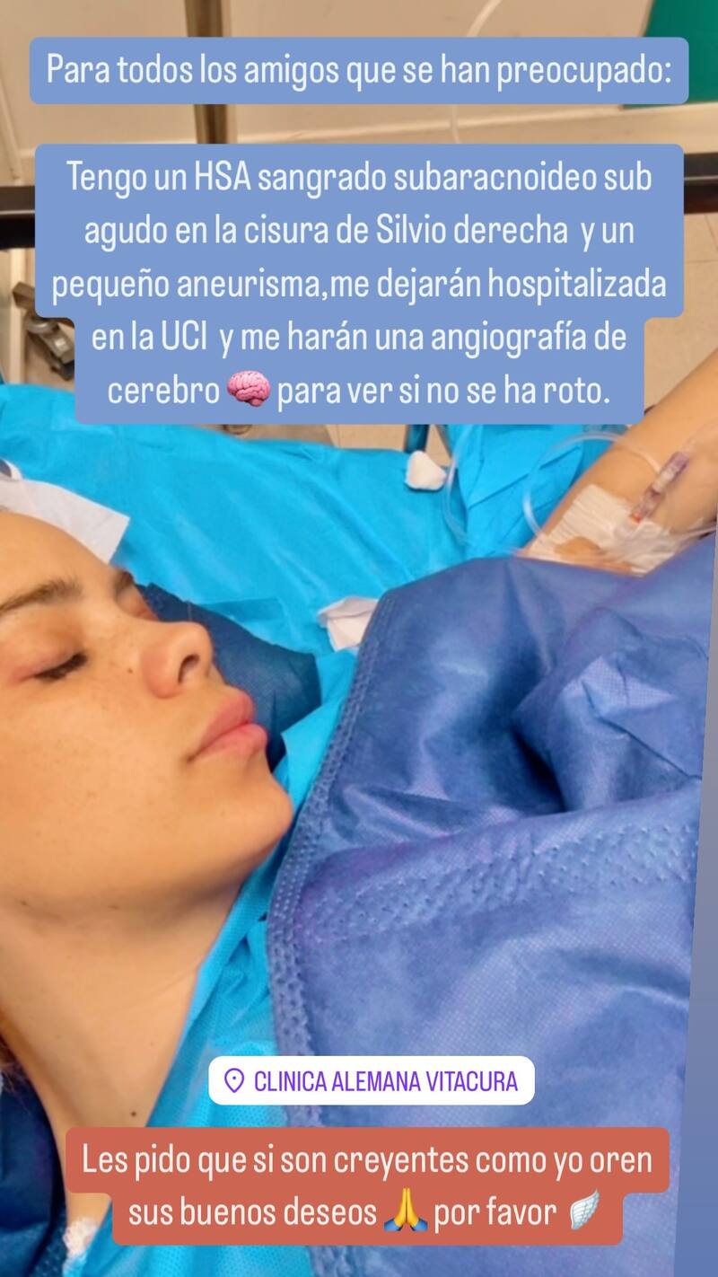 Cass Zamorano compartió una preocupante historia por Instagram.