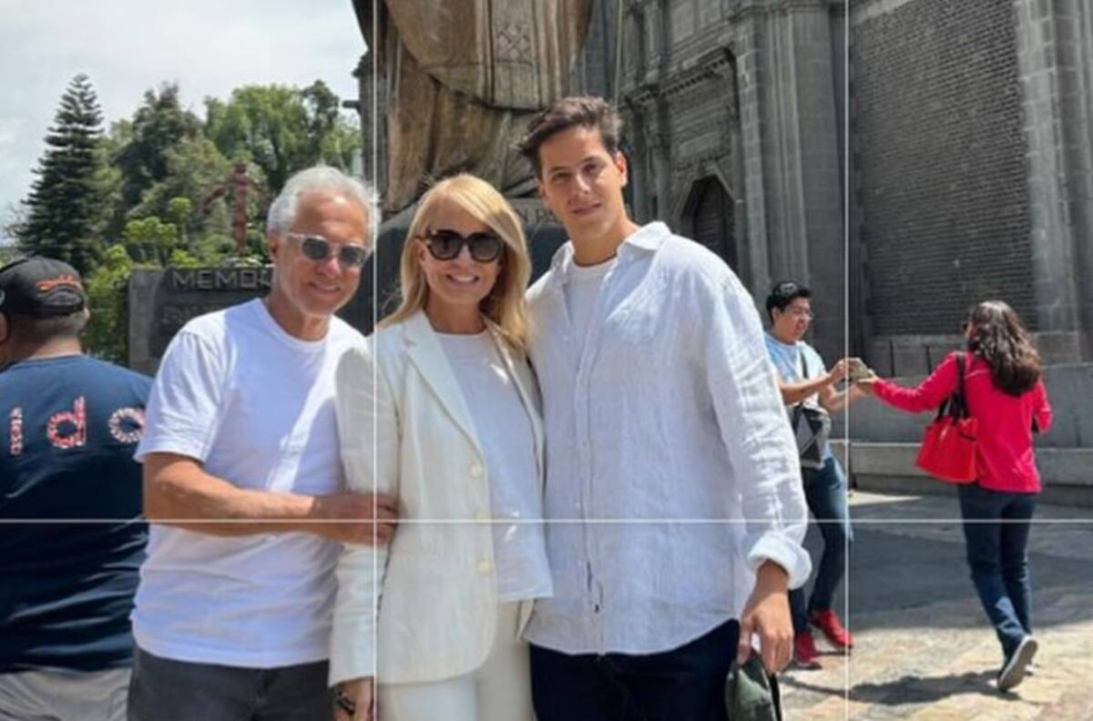 “Nunca más nos abandonó”: Cecilia Bolocco visitó Virgen a la que se encomendó por la enfermedad de Máximo Menem